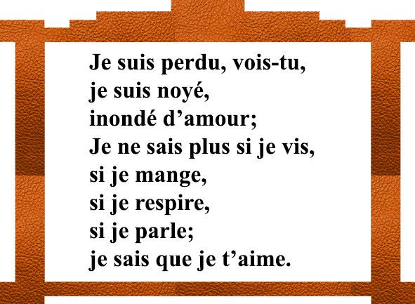 Love *** Texte: Je Suis Perdu,... - Centerblog