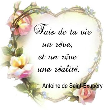 Sweet dreams  & citation: d' A de St Exupéry (9)