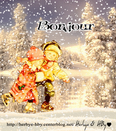 Winter: Bonjour / Lovely day with children